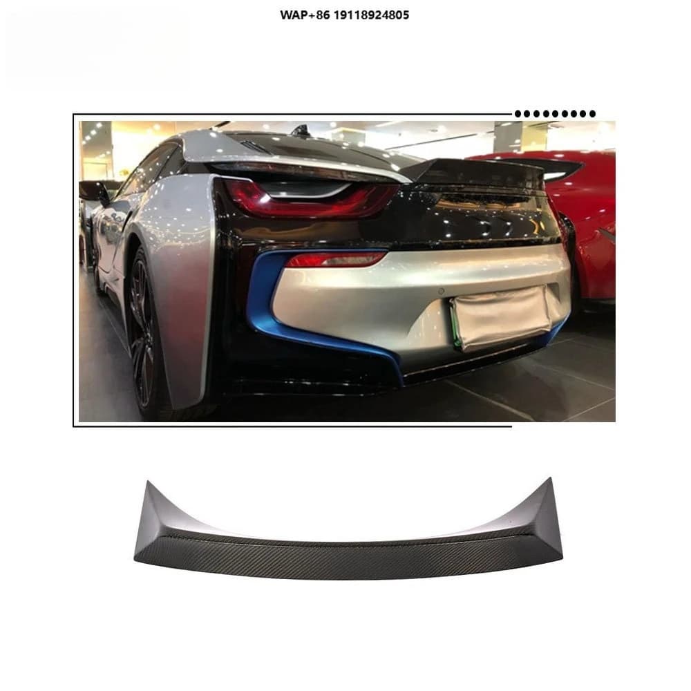 Carbon Fiber Rear Spoiler Wingr for B-MW I8 Coupe 2-Door 2014-2017