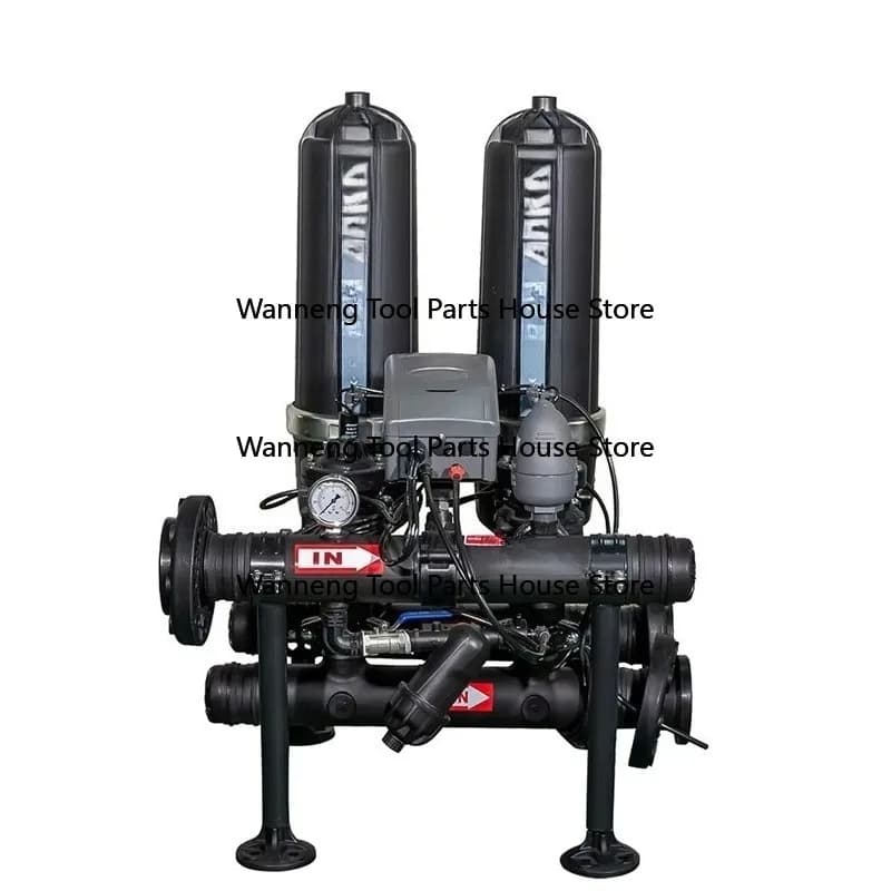 2 Inch 2 Unit T Type Automatic Backwash Disc Water Filtration System for Agriculture Irrigation