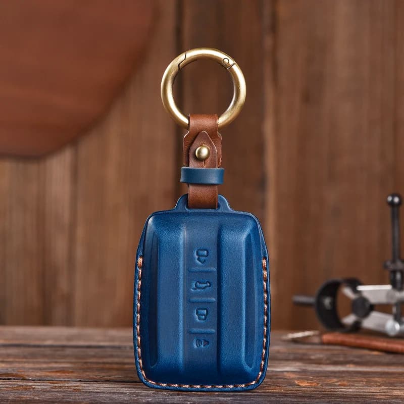 Genuine Leather Protector For Great Wall GWM WEY TANK 300 500 Tank300 Tank500 Key Case Cover Fob