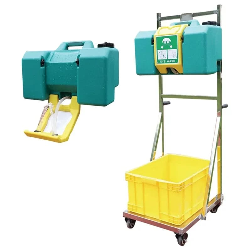 304 stainless steel trolley wall-mounted 8-gallon 30L portable eye washer
