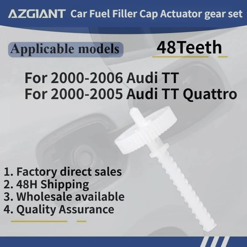 For Audi TT 2000-2006/TT Quattro 2000-2005 Car Fuel Filler Cap Actuator gear set Brand New replacement parts 100% compatible OEM