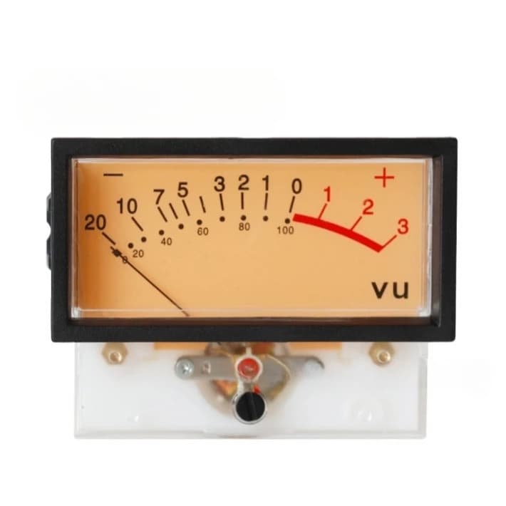 High Precision LED Backlit TN-73HS VU Level Meter for Amplifier Audio Volume Sound Pressure Meter