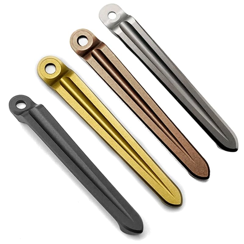 【Hot】Titanium Alloy Back Clip Pocket Clamp For Chris Reeve Large Small 21/31 Sebenza Umnumzaan Fold Knife