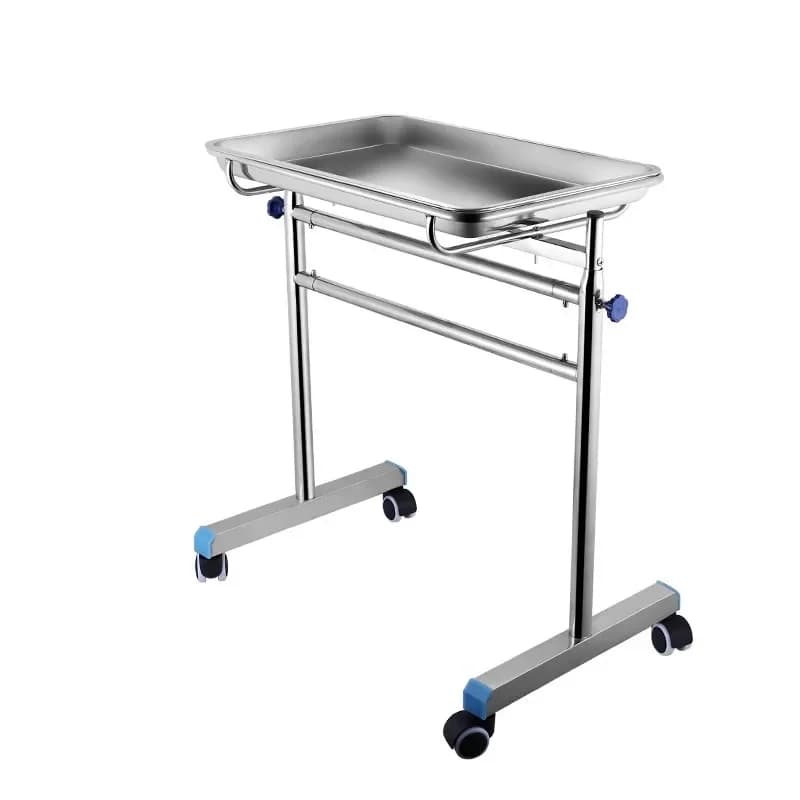 Stainless Steel Instrument Tray for Surgical Tray Operating Room Mobile Lifting Pallet Cart Storage Instrument Cart
