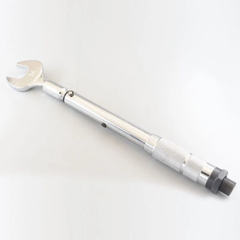 Adjustable torque, bell mouth torque wrench, bayonet opening wrench c