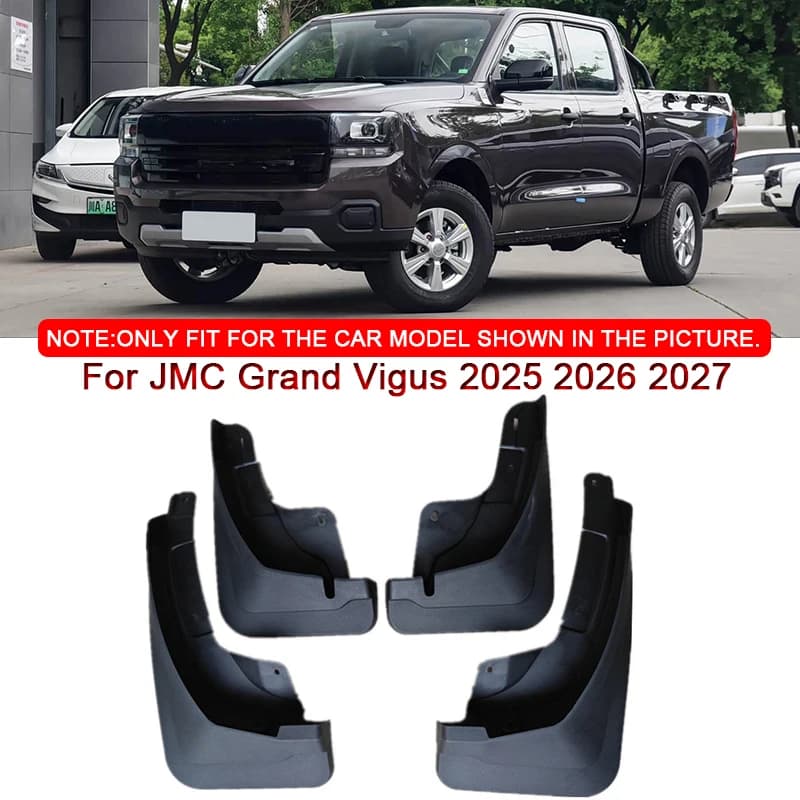 For JMC Grand Vigus 2025 2026 2027 Car Styling ABS Car Mud Flaps Splash Guard Mudguards MudFlaps Front Rear Fender Accessories