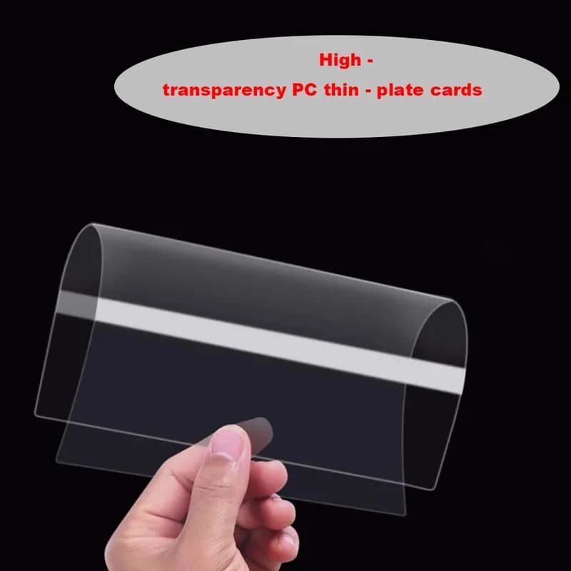 Clear Polycarbonate PC Plastic Sheet Transparent Board Custom Cut Processing 0.5mm-5mm Thickness
