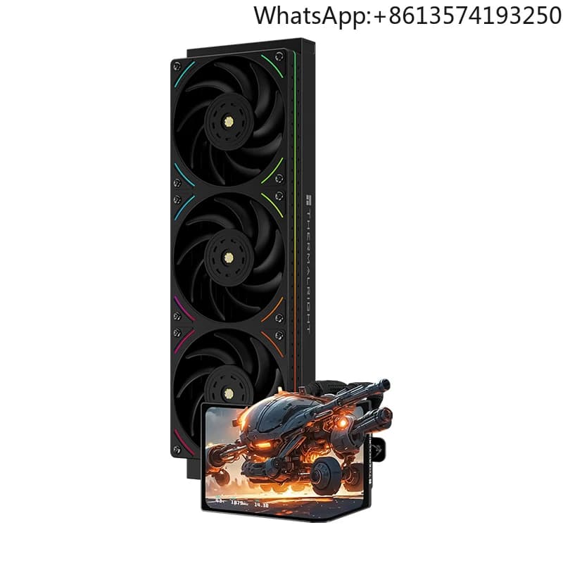 Thermalright Levita Vision 360 UB ARGB BLACK Quiet Operation  Floating Horizon Suspended Curved Screen Water-Cooling
