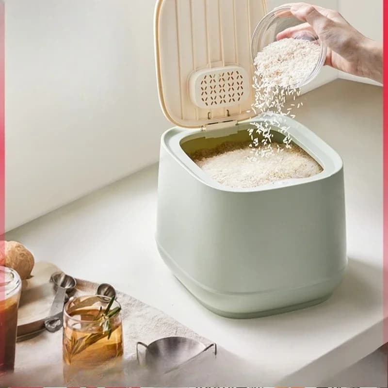 Rice bucket household insect-proof and moisture-proof, sealed bucket rice tank
