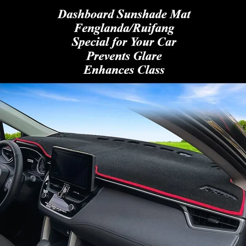 For Toyota Corolla CROSS 2022-2025 Car Dashboard Cover Avoid Light Pad Sun Shade Instrument Dash Cover Anti-UV Non-Slip Mats