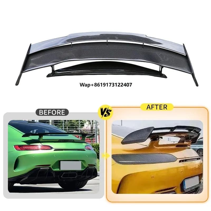 GT Carbon Fiber PRO Style Rear Spoiler Wing