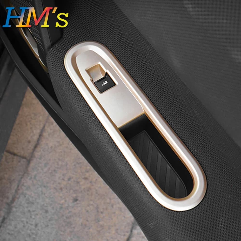 Car ABS Door Window Lift Button Switch Cover Trim Decoration Sticker For Mini Electric Cooper E SE J01 EV Accessories 2024 2025