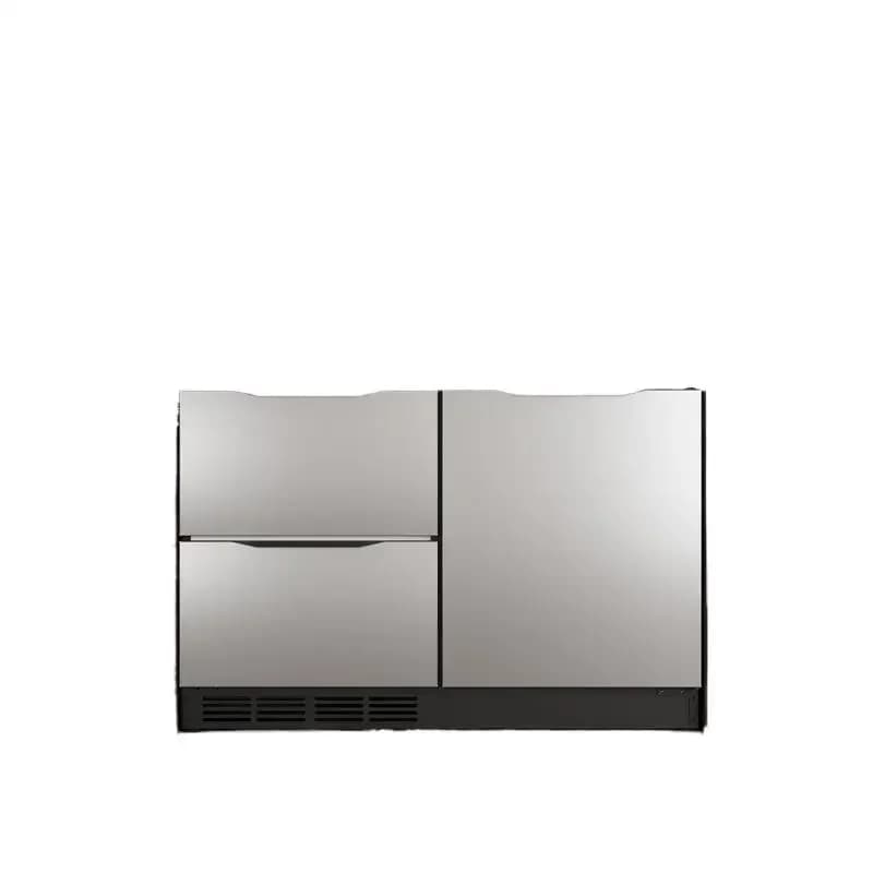 Intelligent electronic temperature control fully embedded horizontal air-cooled frost-free cabinet type ultra-thin hidden