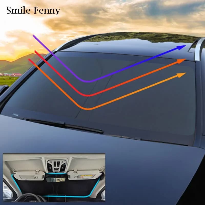 For Mazda 3 Axela 2015 2014 2013 2016 2017 2018 Black Silver Car Front Windshield Sunshade Sun Visor Sunscreen Heat Insulation
