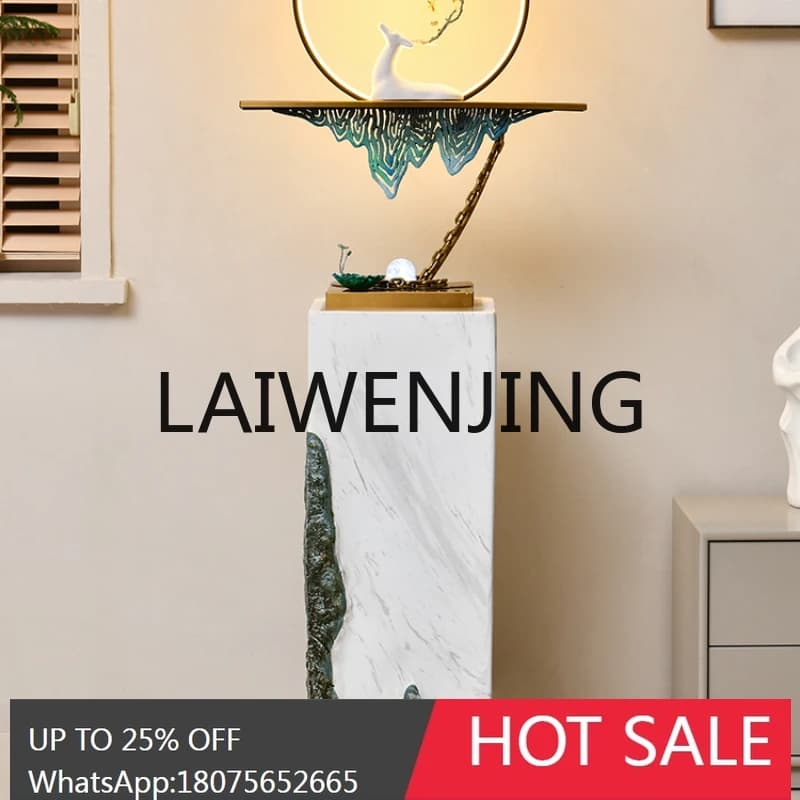 RWJ Flowing Water Floor Ornaments Living Room Entrance Micro Landscape Hotel Decorations