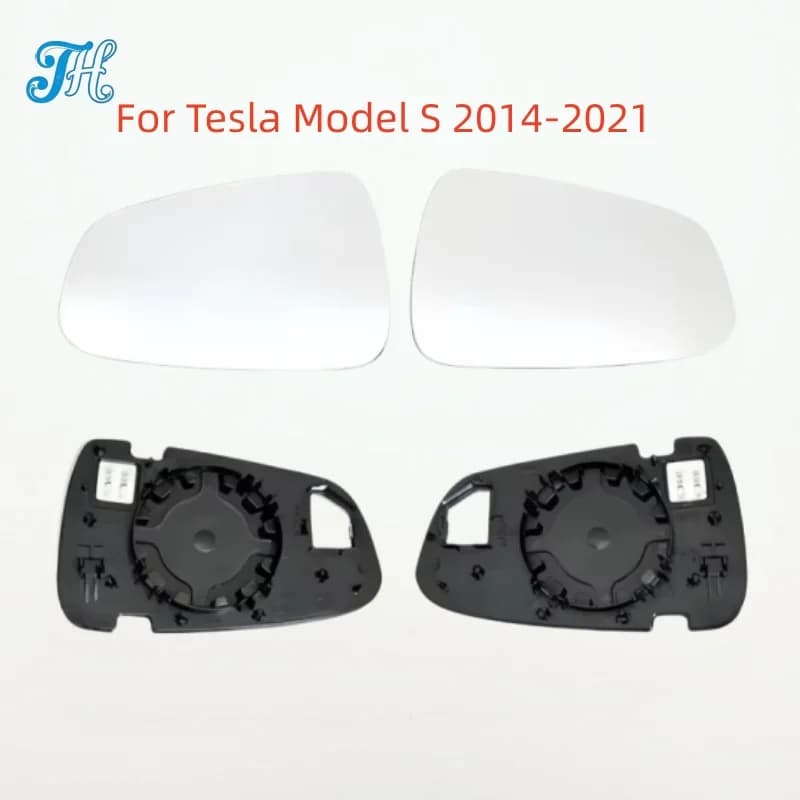 For Tesla Model S 2014-2021 Heated Side Rearview Mirror Glass Replacement Left Right Side