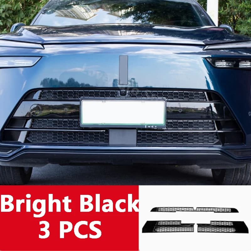 For GWM Wey 07 Lanshan 2023-2025 Car Front Insect Screening Mesh Golden Steel Front Grille Insert Net Golden Steel Accessories