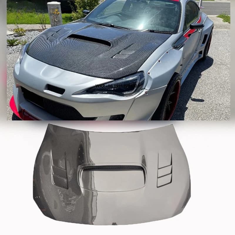 For 2013-2020 GT86 BRZ Carbon Fiber Engine Hood Fireproof Covers Scion FRS Bonnet Hood