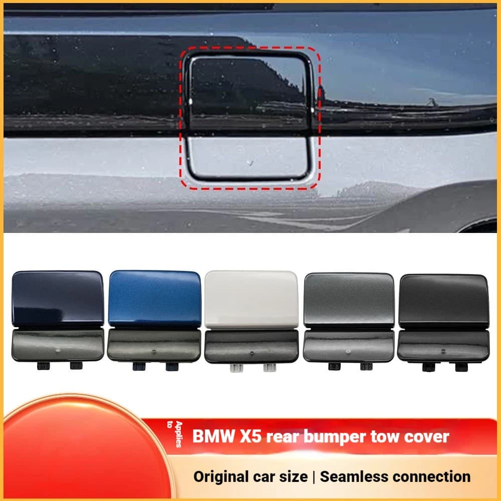 For BMW X5M Rear Bumper Trailer Cover G05 Sport Rear Bar Traction Hook Hole Cover 51128099126