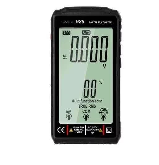 925  9999 Large LCD Display With NCV 600v 600mA With Sechargable Battery Super Thin Digital Smart Multimeter