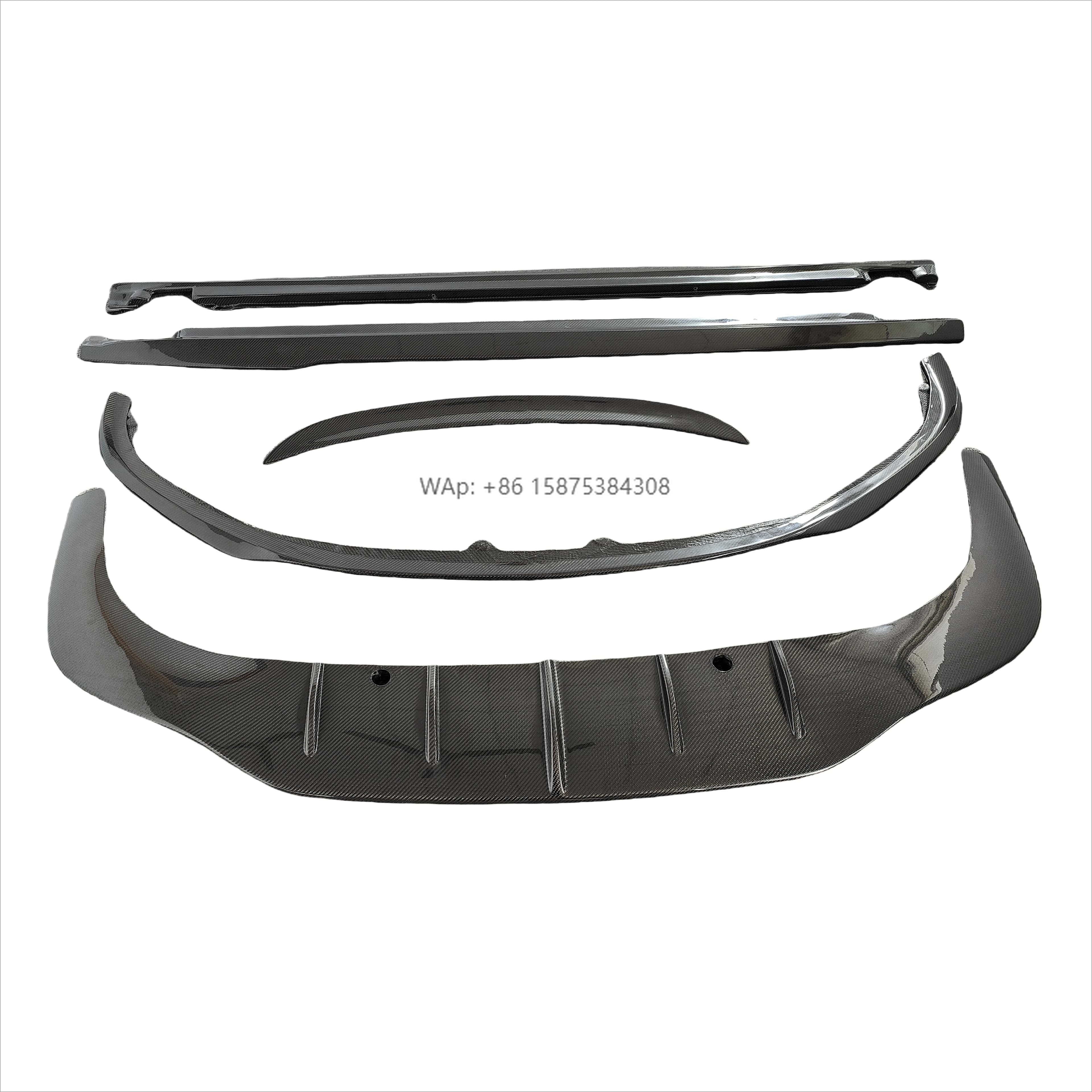 Suitable for Continental GT 15-17 Limited Edition W12/ST Carbon Fiber Body Kit Front Lip Side Skirt Rear Diffuser