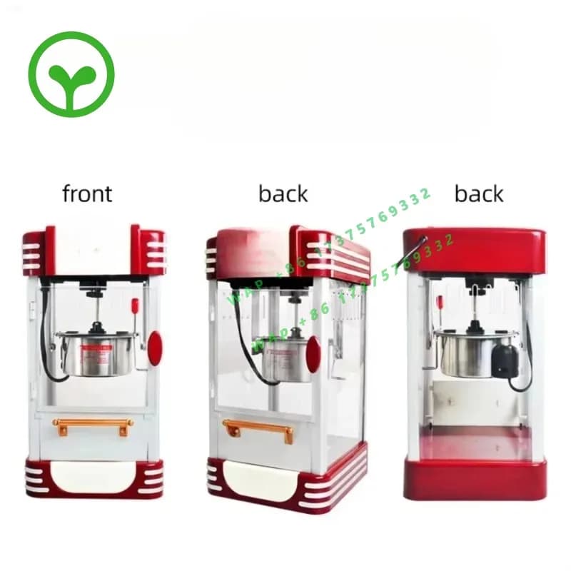 Popular Automatic Popcorn Machine Commercial Machine Popcorn Industry Vending Machine Industrial Hot Air Popcorn