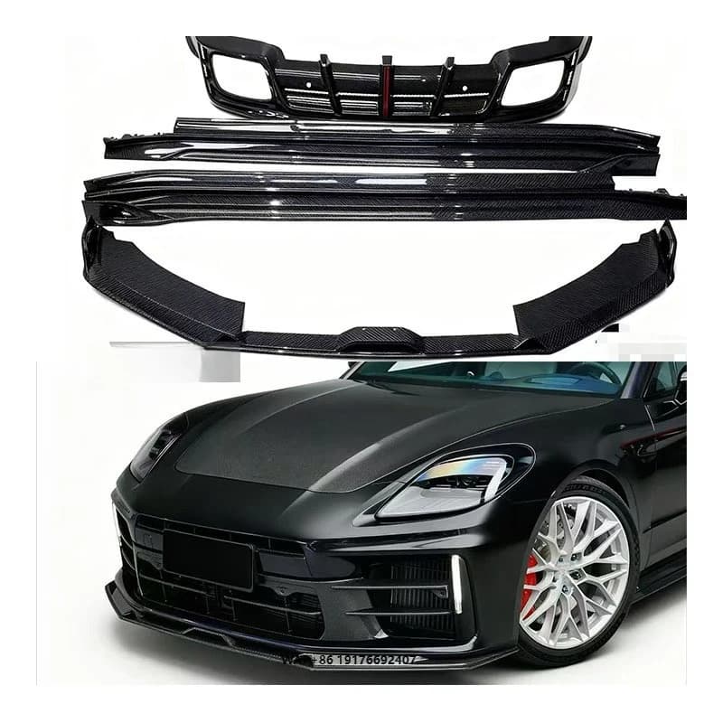 NEW Upgrade Style Dry Carbon Fiber Body Kit & Bumper for for 976 with Exhaust Cut-Outs and Bolt-On Installation