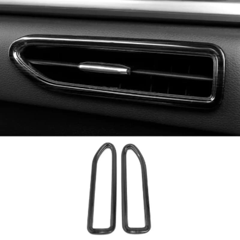 For Hyundai Sonata 2020 2021 Stainless steel Car Left Right Dashboard Condition Air Outlet AC Vent Cover Trim Accessories 2pcs