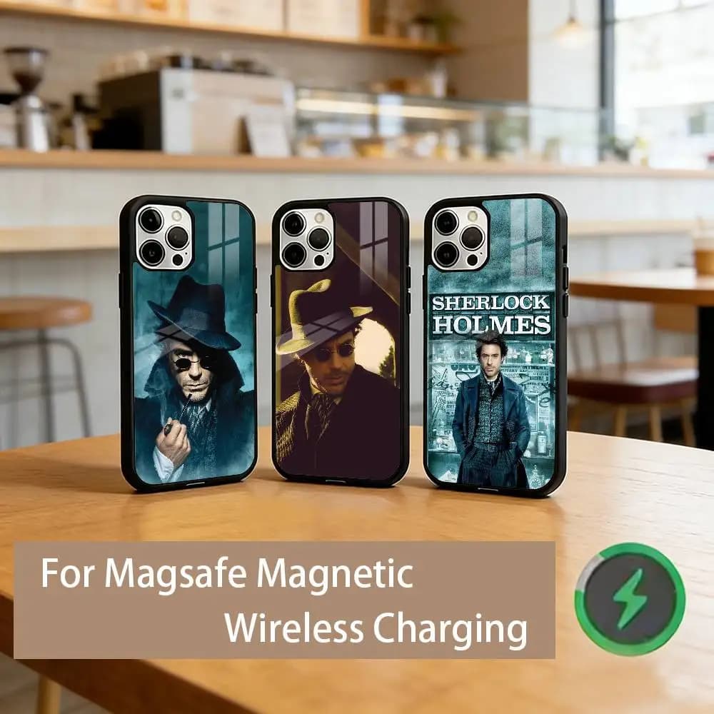 H-Holmes Movie Phone Case For iPhone17,16,15,14,13,12,11 Plus,Pro Magnetic For Magsafe Wireless Charging