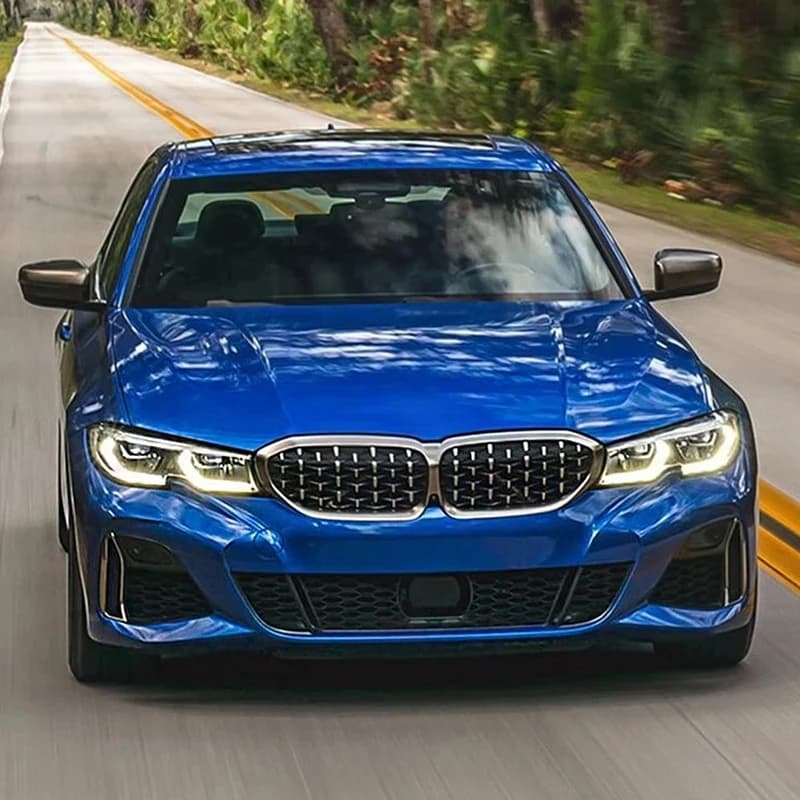 Upgrade Body Kit with Grill and Bumpers, M Tech Style Exterior Parts, Fit for 2019-2022 G20