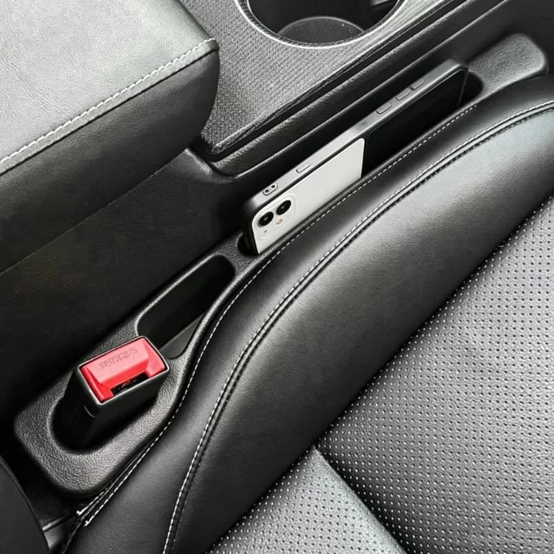 2Pcs Car Seat Gap Filler, Auto Seat Crevice Storage Box Bag Between Seats Console Organizer, Car Interior Decoration Accessories