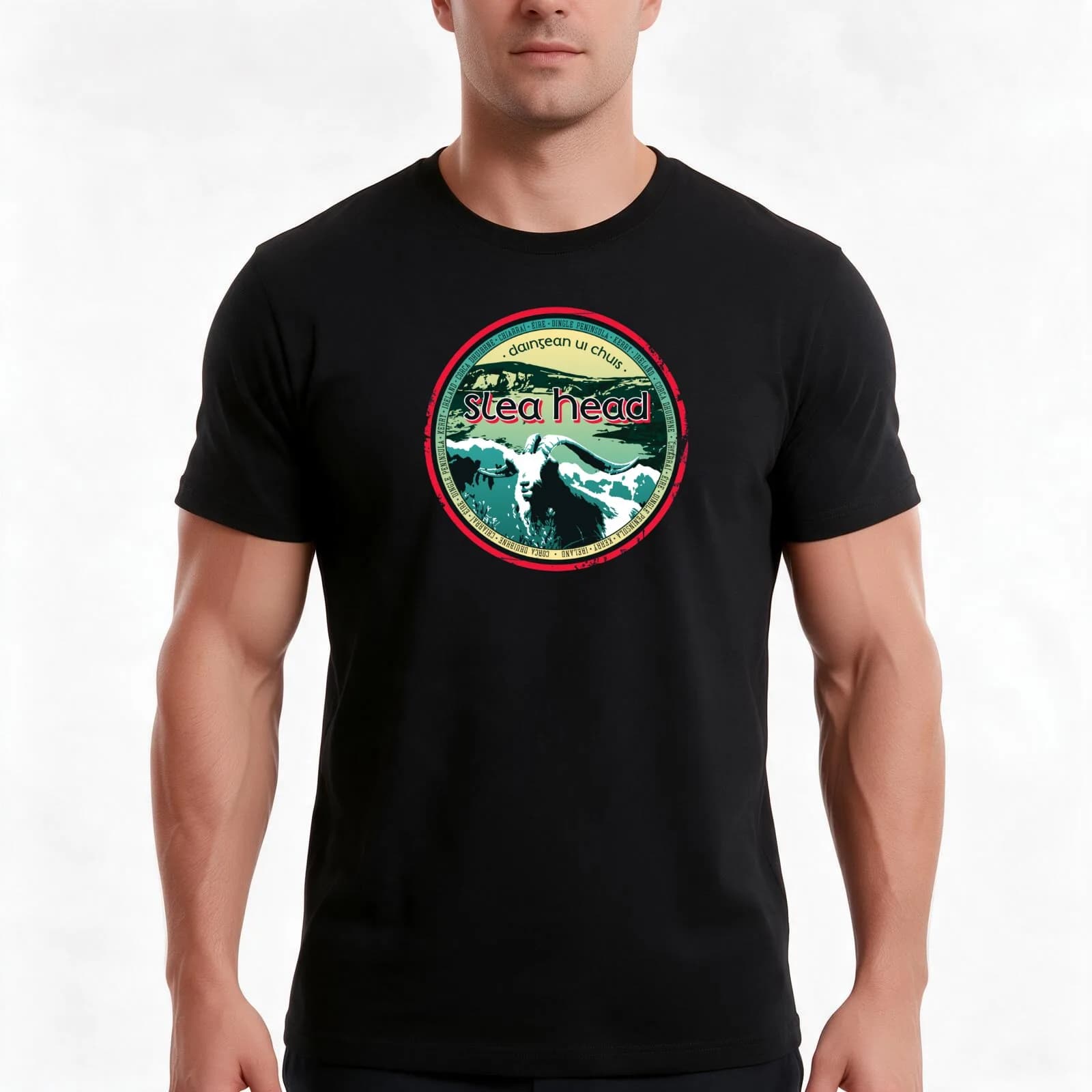 Ireland - Dingle Peninsula T-Shirt, Summer Casual Cotton Tee, Oversized Streetwear Tops, Vintage Graphic Print, Unisex Men Women