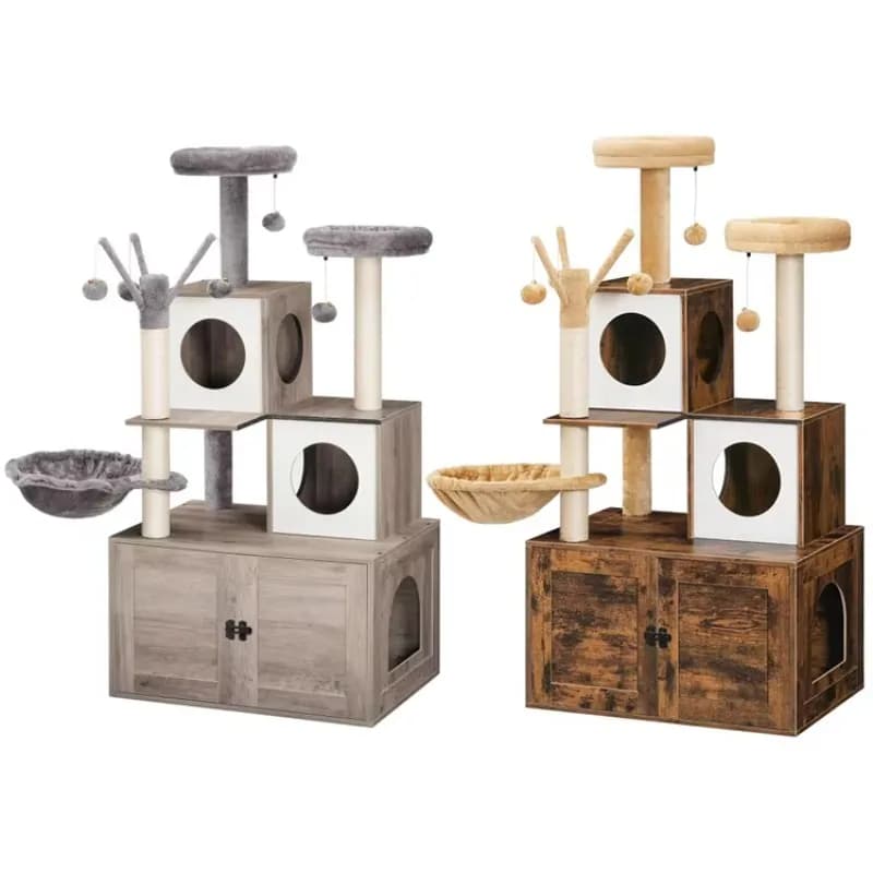 #c Cat House Furniture, Cat Tower for Indoor Cat