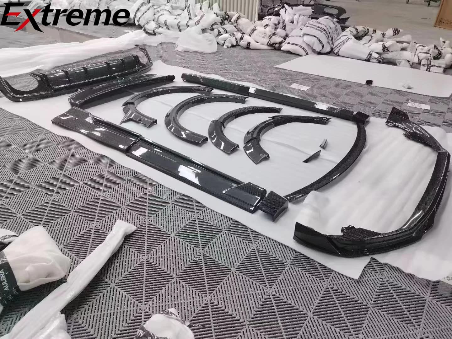 For  Audi RSQ8 Aulena Design Dry Carbon Fiber Body Kit - Premium Exterior Tuning Upgrade Parts