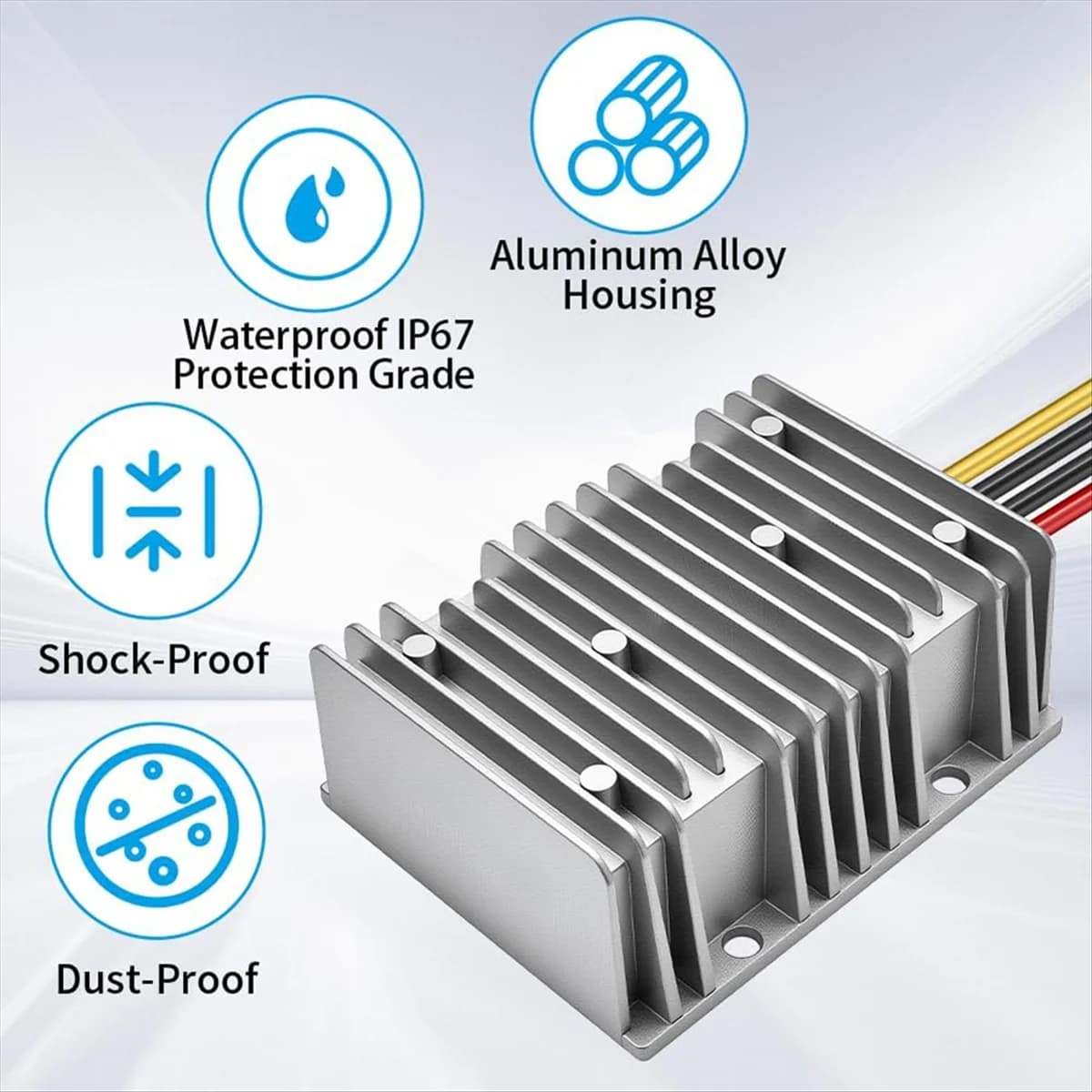 DC/DC Converter 12V Step Up to 24V, Boost Converter 20A 480W Voltage Regulator, 24Volt Transformer,for Car Truck Vehicle