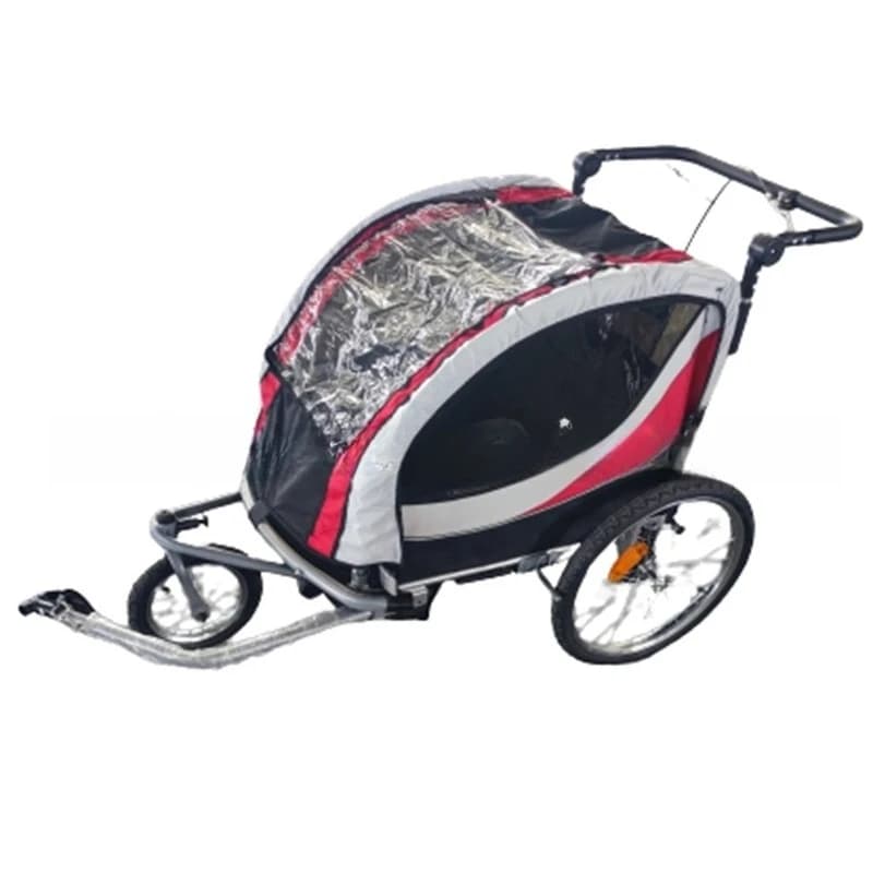 Foldable pet dog cat bicycle trailer cart riding trailer