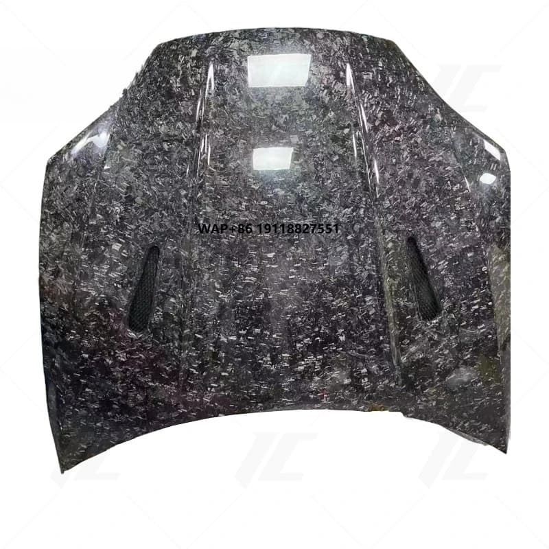 ICOOH Racing Carbon Fiber Fibre Body Kit Front Engine Hood Bonnet for  S 2013-2018