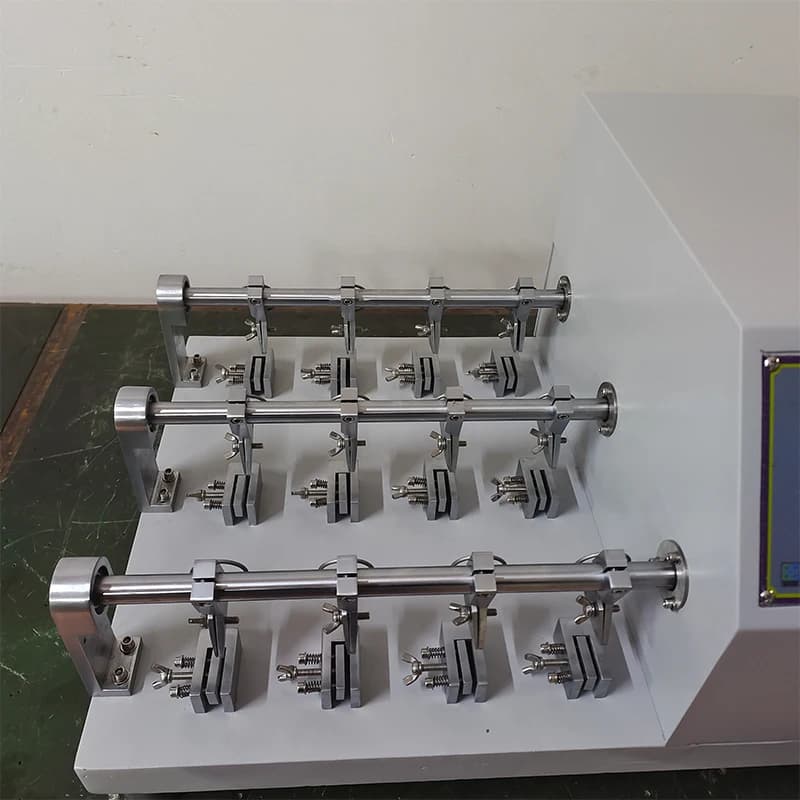 12 Groups Bally Leathers Flexing Tester LED Display Counter 1005cpm Speed 1 Year BS3144 Standard High Accuracy Testing