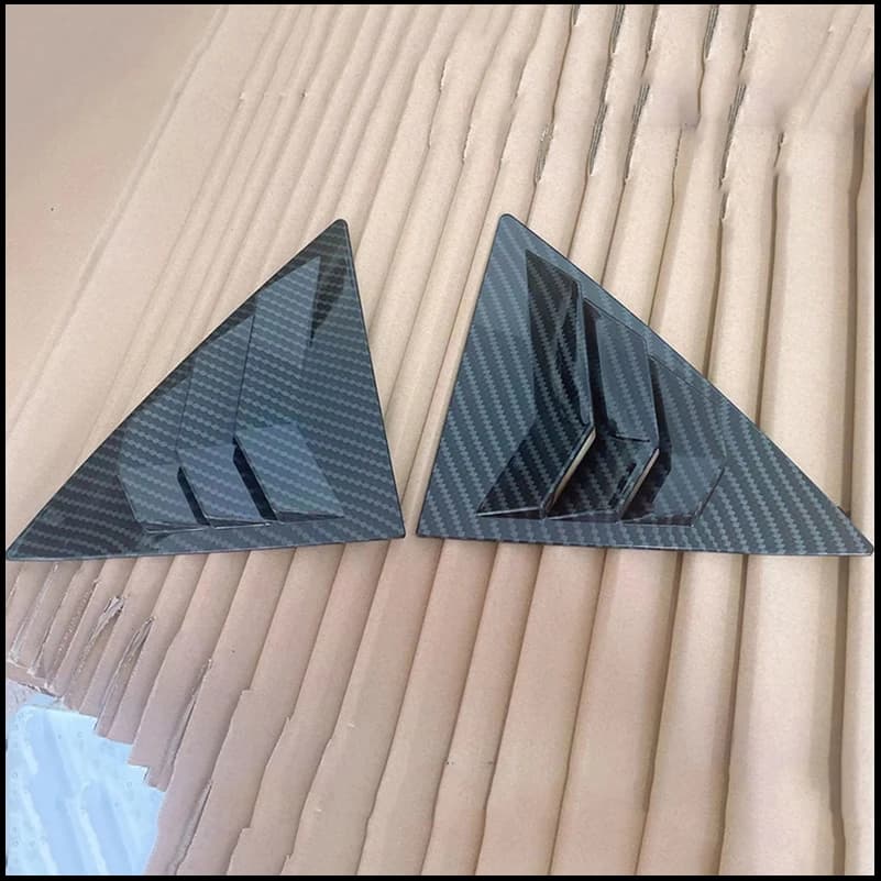 Car Styling For Mazda 6 Sedan 2003-2008 Rear Triangular Window Blind Shades Louver Sill Cover Sticker Trim Decoration Auto Parts
