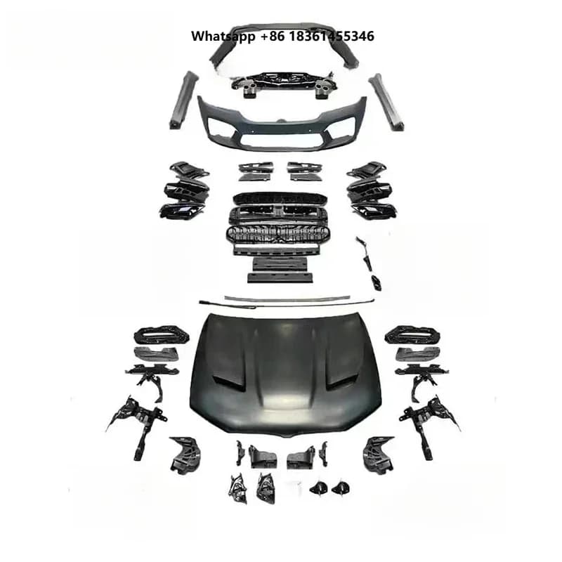 For 5 Series F10 Modified M5 Front With Grill Body Kit Car Bumper High Quality Premium Accessories Auto Body kit