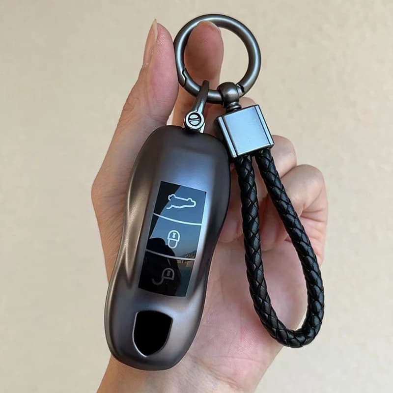 Fashion TPU Car Smart Key Case Cover Protector Shell for Porsche Cayenne 718 MACAN Panamera 911 Macan Boxster Cayman Accessories