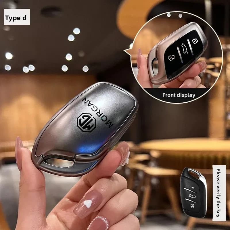Car Key Case Cover Protector Shell For MG ZS EV GS GT EZS HS EHS MG3 MG5 MG6 MG7 2019 2020 Auto Styling Accessories