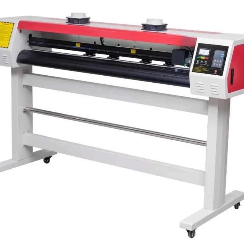 54 inch 1380mm width laser cutting machine with automatic edge patrol finding