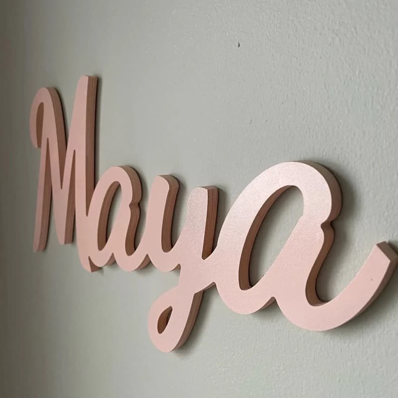 Personalized Wooden Name Sign for Nursery Custom Nursery Decor Wall Decor Personalized Name Sign