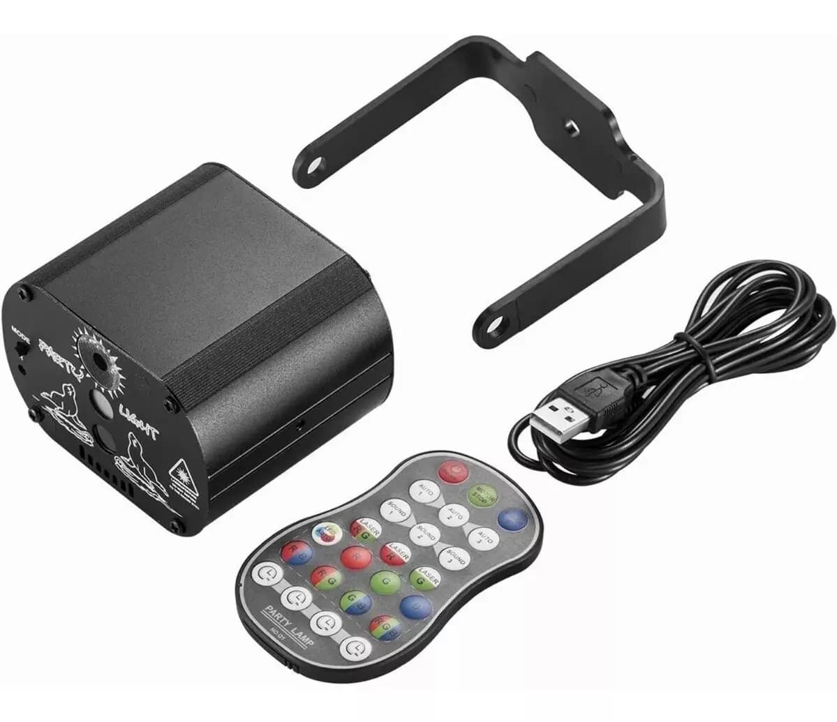 Light Emitting Diode Stage Strobe Light White Flash Projector Remote Control Voice Rechargeable Battery DJ Nightclub