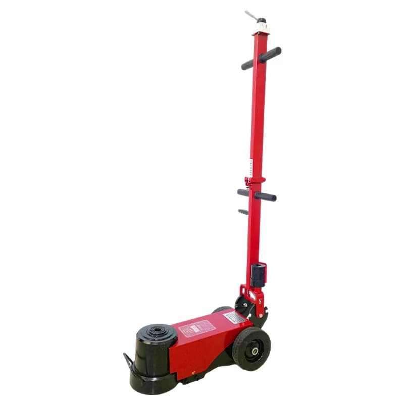 Horizontal pneumatic jack 80 tons pneumatic hydraulic  folding  straight handle