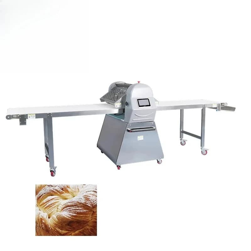 Commercial Vertical Egg Tart Flaky MachineBread Dough Puff Pastry MachineDough Pressing And Flaky Machine