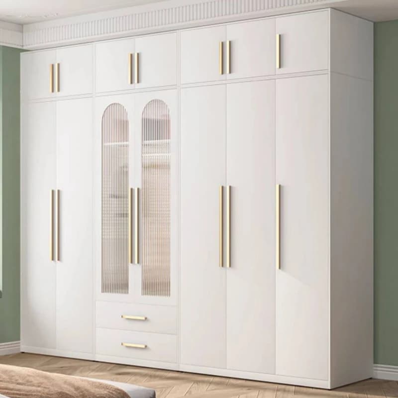 Small Apartment Wardrobe Home Bedroom White Minimalist clothes closet multipurpose storage ropero armable de ropa furniture home
