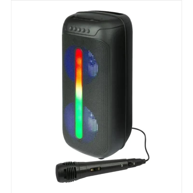 Portable Wireless Speaker – IPX Waterproof, Powerful Subwoofer, Colorful LED Light Effects, Outdoor Parties