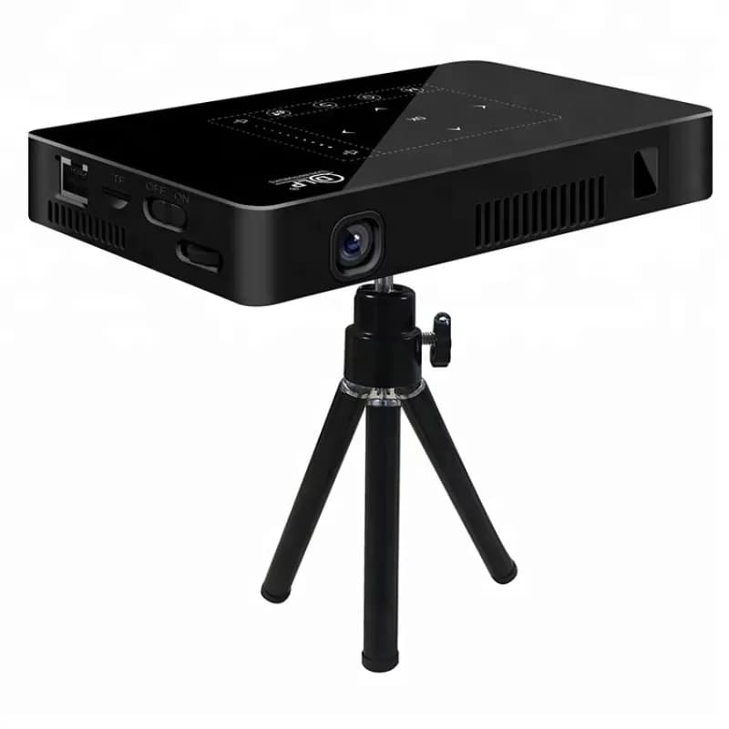 High-Lumens Mini DLP 4K Rechargeable Projector with 2G RAM